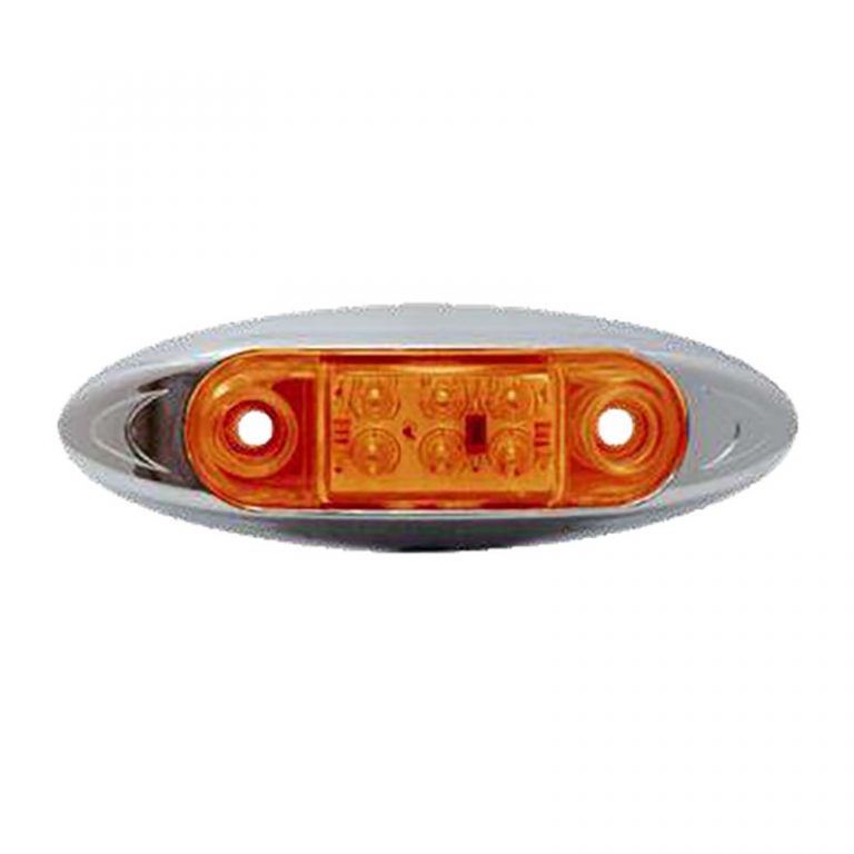 Indicateur LED 12/24 V, Couleur Ambre, Pour Bateau Et Marine